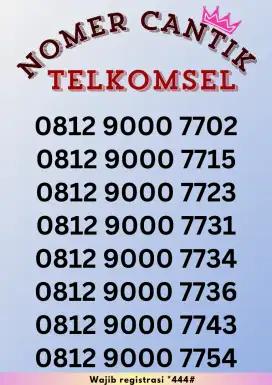 NOMER CANTIK TELKOMSEL,, HARGA TERJANGKAU