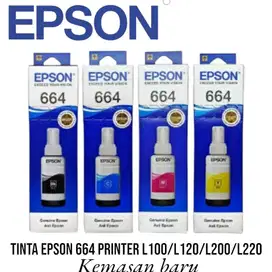 Tinta Original Epson 664 satu SET ori T664 Printer L110 L120 L360 L565