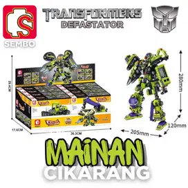 lego sembo block Brick Robot Kontruksi Transformer - mainan Cikarang
