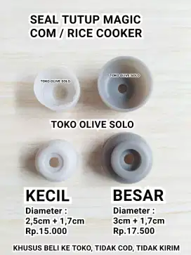 Tutup Atas Seal Magic Com Rice Cooker (TIDAK COD, TIDAK KIRIM)