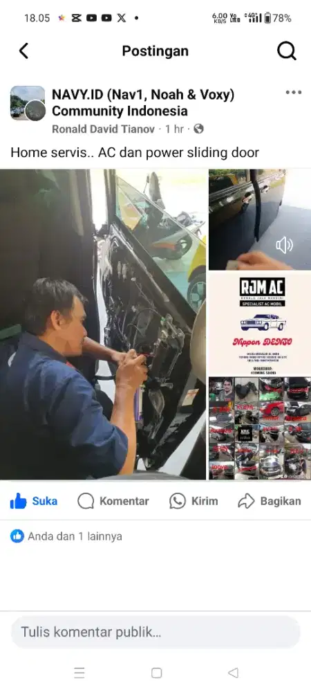 Terima service AC mobil panggilan