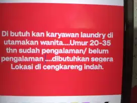 Karyawan laundry