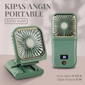 Livews Kipas Angin Portable Smartphone Holder Powerbank 3000mAh - F3