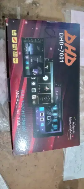 Tv android mobil 9 inci merek dhd,harga unit saja