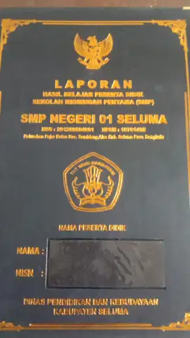 Map ijazah dan raport