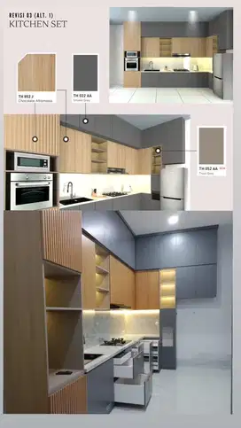 Kitchen set PVC anti rayap