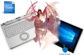 Bisa SIM OLED laptop 2in1 Panasonic i5 GEN7 mulus