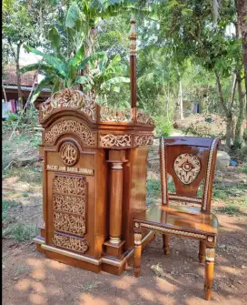 Mimbar masjid mimbar podium
