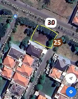 DIJUAL TANAH GRAHA FAMILY STRATEGIS SURABAYA BARAT