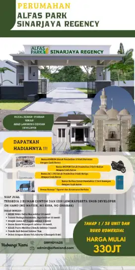 PERUMAHAN SYARIAH BEKASI MURAH AKAD DENGAN OWNER CICILAN DEVELOPER