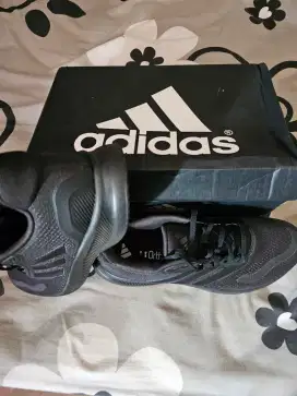 Sepatu Running Murah Adidas Full Black