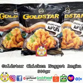 GOLDSTAR NUGGET AYAM ANGKA 500GR - FROZEN FOOD - BRONTZ JOGJA