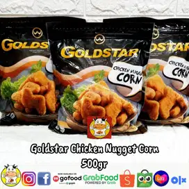 GOLDSTAR CHICKEN NUGGET CORN 500GR - FROZEN FOOD - BRONTZ JOGJA