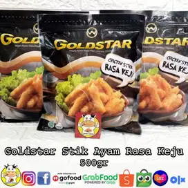 GOLDSTAR NUGGET AYAM STICK KEJU 500GR - FROZEN FOOD - BRONTZ JOGJA