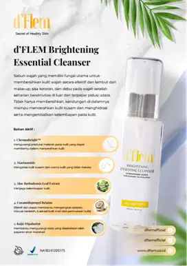 d'flem Brightening Essential Cleanser