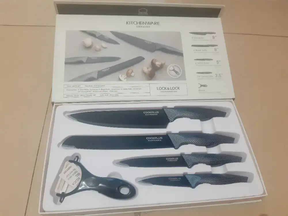 Pisau (knife set) lock n lock