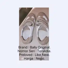 Sepatu Bally Original Branded