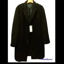 Coat Black Uniqlo