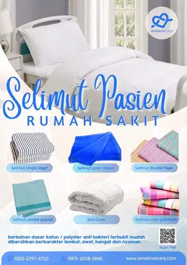 Seprei Rumah Sakit, Selimut RS, seragam RS