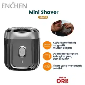 Enchen Mini 6 Shaver Alat Cukur Elektrik Jenggot & Kumis Waterproof