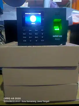 Mesin Absensi sidik jari bisa tarik laporan luar kota Solution X105