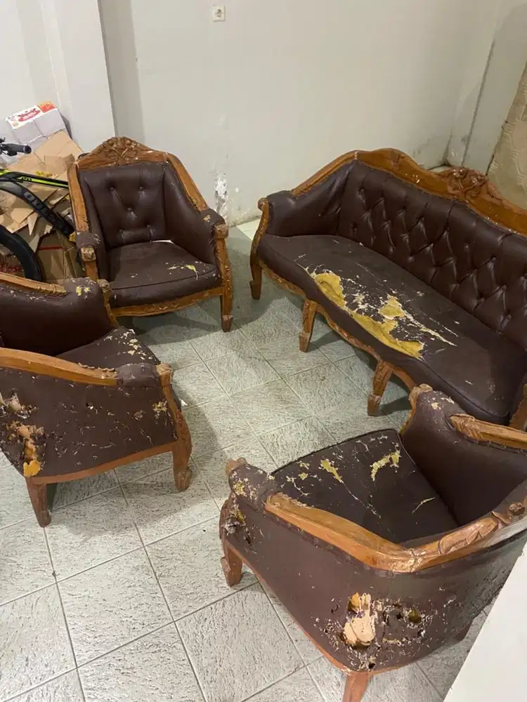 Sofa Kursi Jati Jadul
