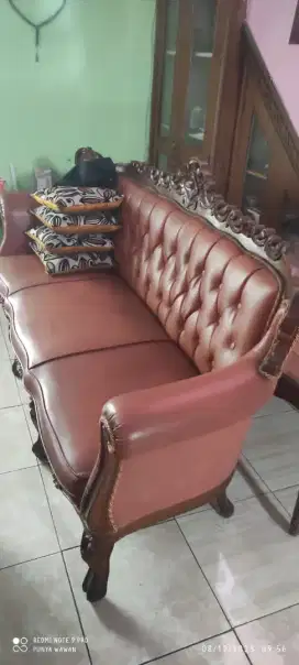 Dijual Sofa Kayu Jati 1 sett 4jt nego tipis