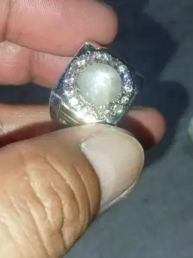 Batu light yellow safir Star No heated