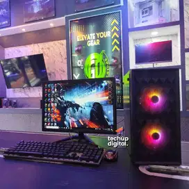 Paket Komputer Gaming  Murah Ryzen 3 3200G Ram 16GB DDR4 Monitor 19