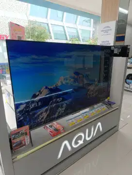 #seGAMPANGitu Free 1x angsuran TV Aqua QLed 55'inch free 1x angsuran