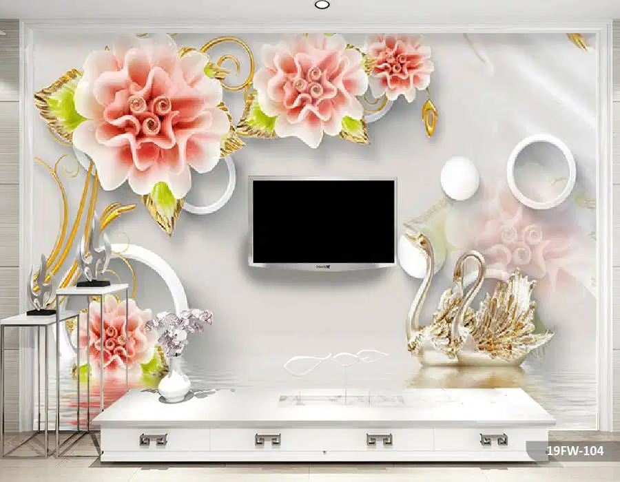 Pesan wallpaper dinding 3d custom toko jual dan pasang gorden murah