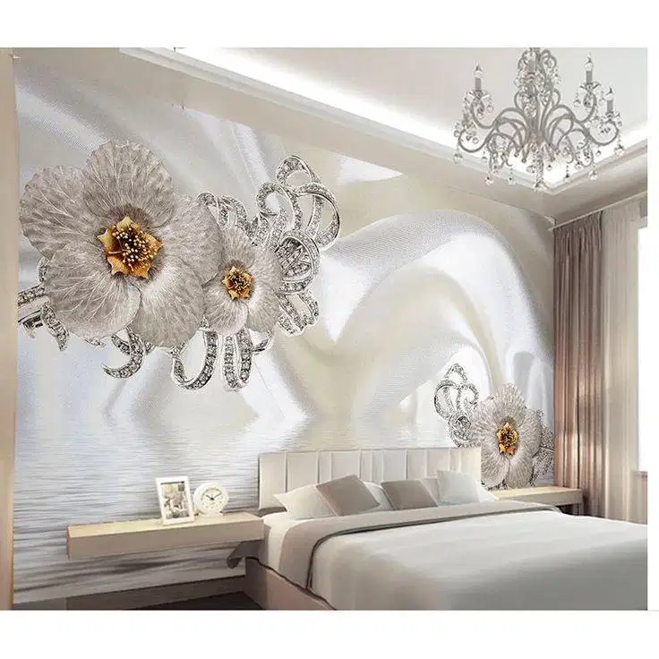 Jual gorden hordeng gordyn tirai jendela wallpaper dinding 3d custom
