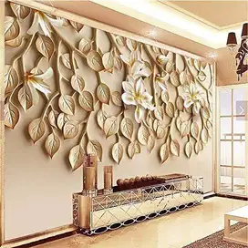 Pesan wallpaper dinding 3d custom toko jual dan pasang gorden murah