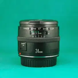 Lensa Fix Canon EF 24 mm F 2.8 / EF 24mm F2.8 Mulus Bisa Fullframe