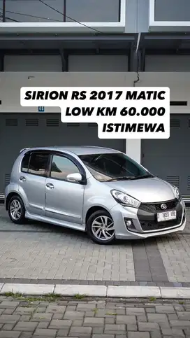 LOW KM Daihatsu Sirion 2017 MATIC AT SIRION RS PLAT D