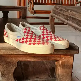 Vans Red OG checkerboard orisinil new rare item