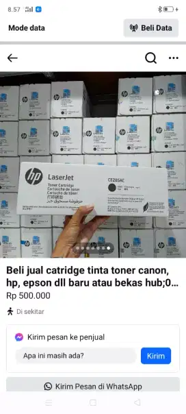 Kami beli tinta printer baru dan bekas dan tonder baru dan bekas