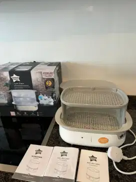 Tommee Tippee Electric Steam Steriliser great cond, 1 time use only