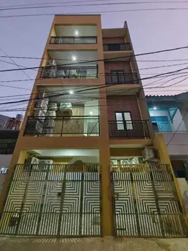 Dijual Cepat Rumah Kost Baru 4 Lantai Omset Bisa 50 Jutaan di Jakarta