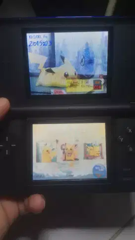 Nintendo Nds Lite warna biru metalik