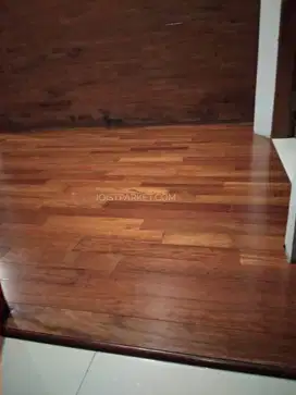 lantai kayu solid kempas
