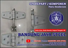 Komponen pintu WINA SS lengkap rel, roda engsel dll semua tipe