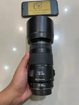 Lensa Canon 70 300mm image stabilizer