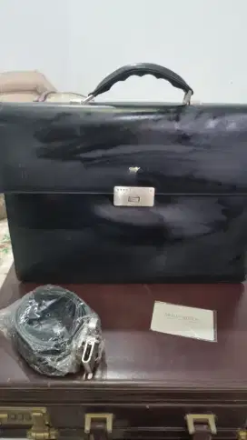 Braunbuffel briefcase male, tas kerja bahan kulit untuk pria