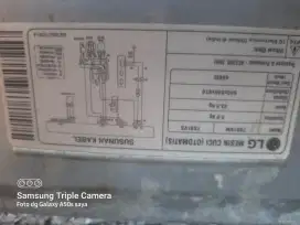 Modul mesin cuci LG kapasitas 9 kilo