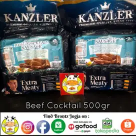 KANZLER SOSIS BEEF COCKTAIL 500GR - FROZEN FOOD - BRONTZ JOGJA