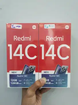 Redmi 14c 6/128 Baru Termurah segelbox pabrikan garansi resmi