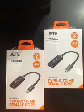 JETE X6 SERIES TYPE C TO MP FEMALE PORT