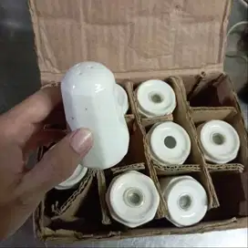 Salt & Pepper Shaker Keramik Porcelain Tinggi 9 Cm