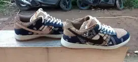 Sepatu Nike Sb Dunk Low X Travis Scott Cactus Jack - Premium Import